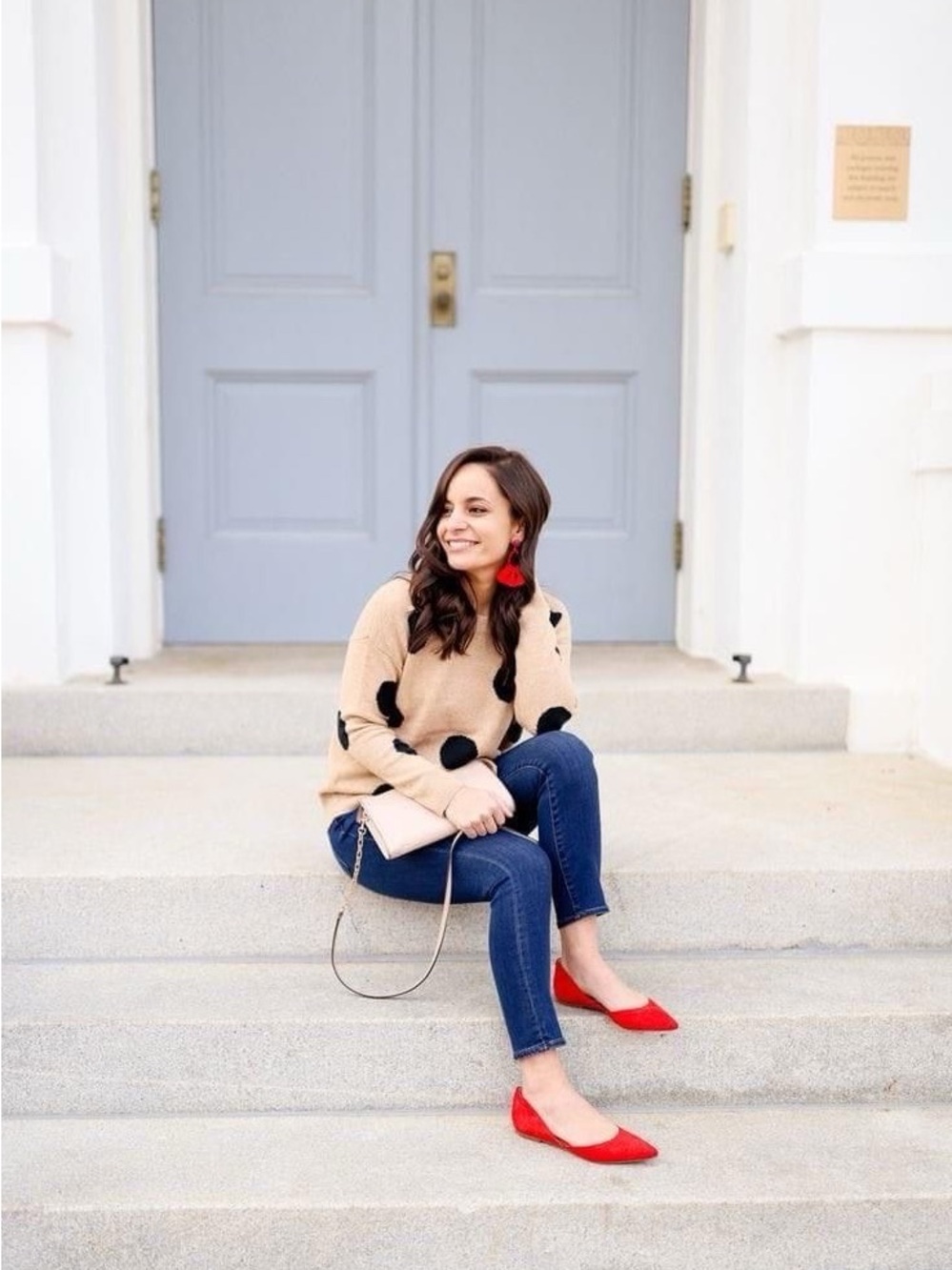 Women’s Red Pointed Ballet Flats